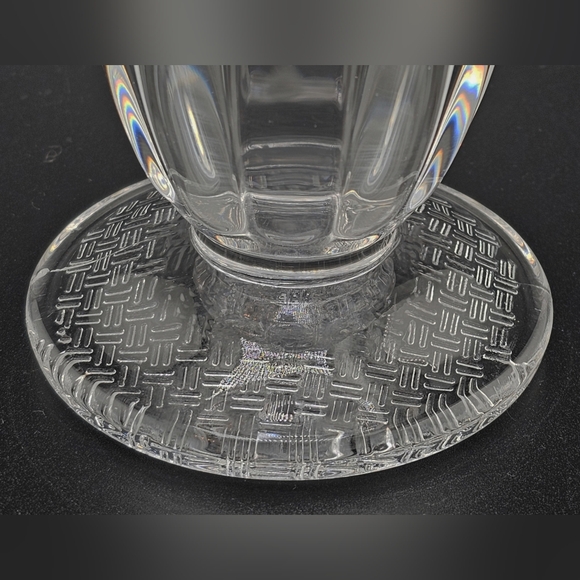 Steak 'n Shake Restaurant Glass Milkshake Sundae Soda Heavy Embossed Logo 8.25” - Picture 3 of 4